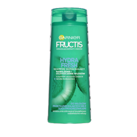 Garnier Fructis Hydra Fresh szampon oczyszczający do włosów przetłuszczających się z suchymi końcówkami 400 ml